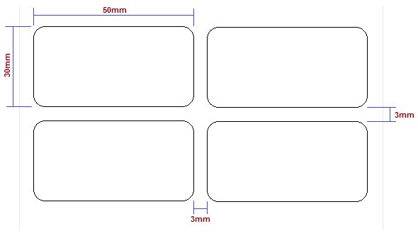 multicolumn label layout